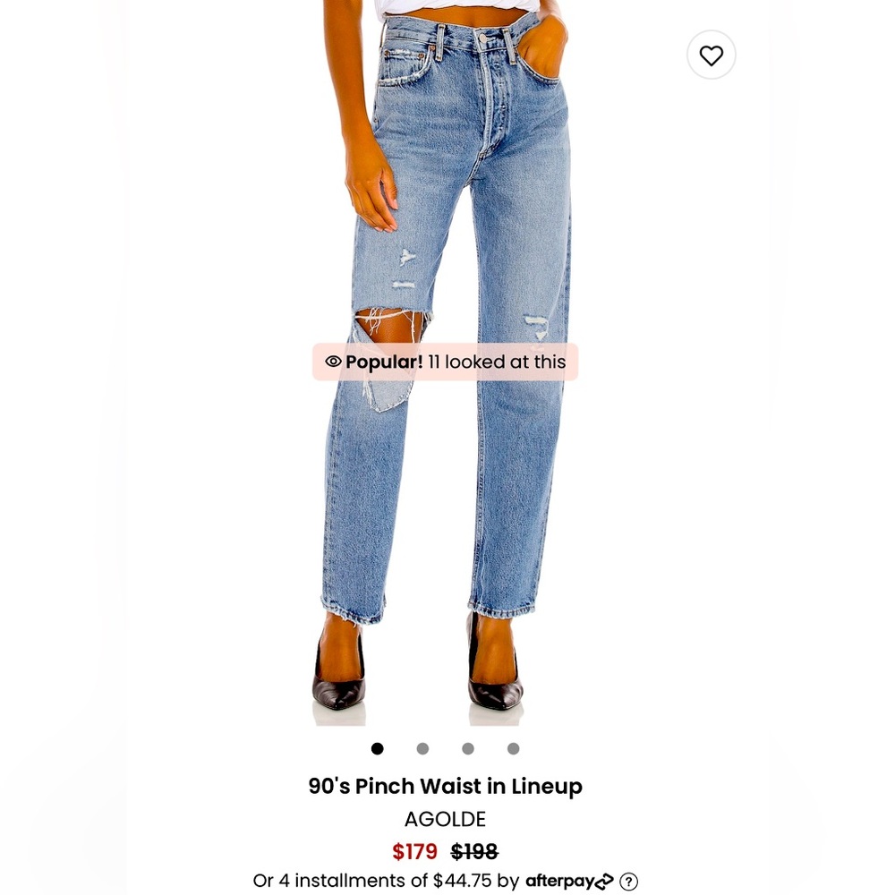 SOLD ⚜️Agolde 90s pinch waits in Lineup